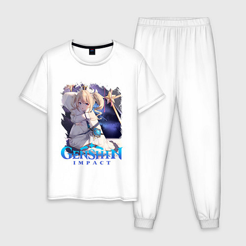 Мужская пижама Genshin Impact Z / Белый – фото 1