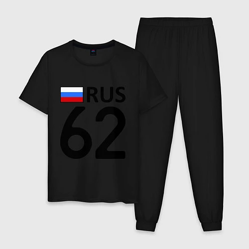 Мужская пижама RUS 62 / Черный – фото 1