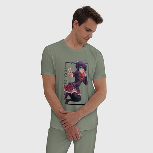 Мужская пижама Рикка Таканаси Чудачества любви не помеха! / Авокадо – фото 3