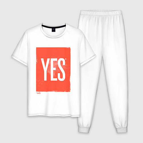Мужская пижама Yes-No / Белый – фото 1