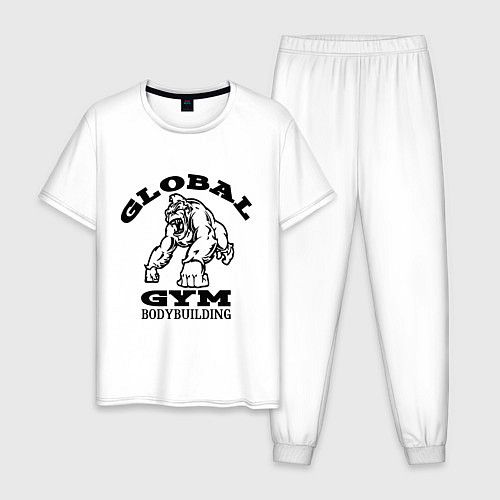 Мужская пижама Global Gym / Белый – фото 1