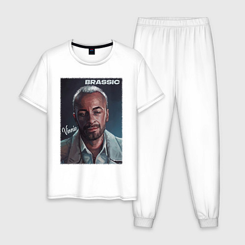 Мужская пижама Голяк Brassic Винни / Белый – фото 1