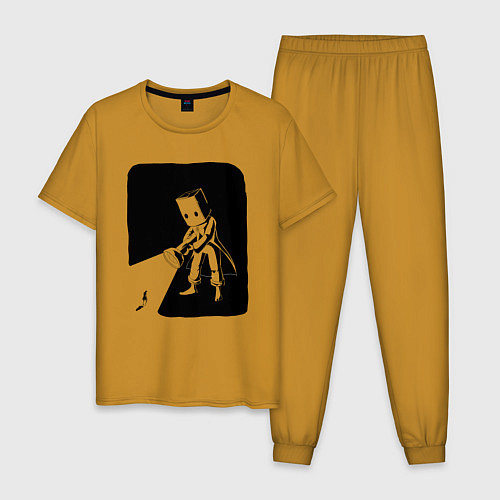 Мужская пижама Little nightmares / Горчичный – фото 1