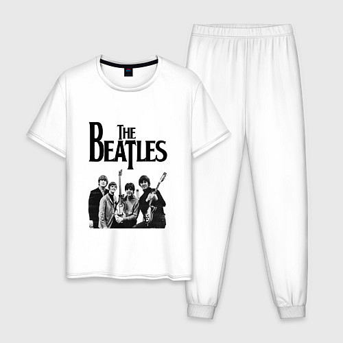 Мужская пижама The Beatles / Белый – фото 1