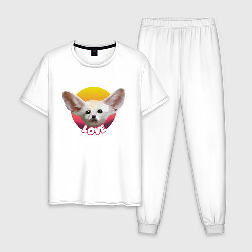 Мужская пижама LOVE FOX / Белый – фото 1