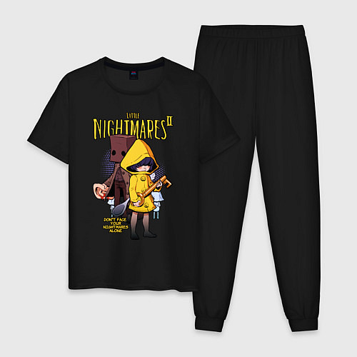 Мужская пижама LITTLE NIGHTMARES 2 / Черный – фото 1