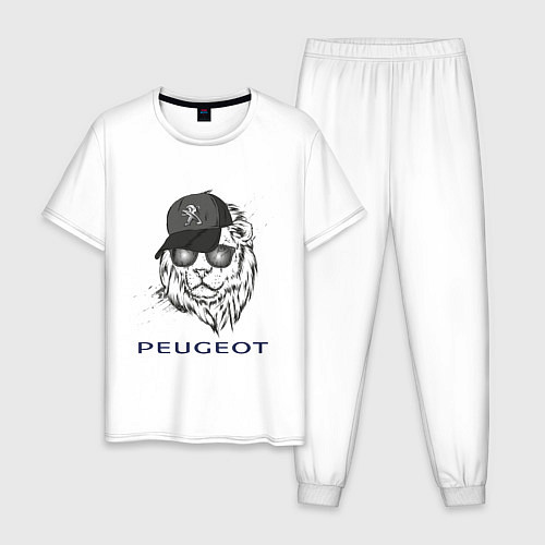 Мужская пижама Peugeot Пежо Z / Белый – фото 1