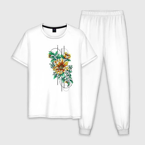 Мужская пижама Sunflower / Белый – фото 1