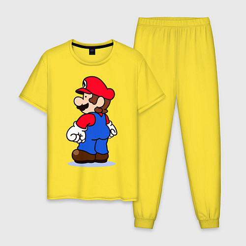 Мужская пижама Марио / Желтый – фото 1
