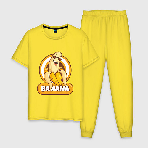 Мужская пижама Банан / Желтый – фото 1