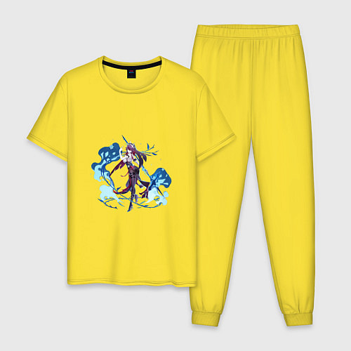 Мужская пижама Розария в деле / Желтый – фото 1