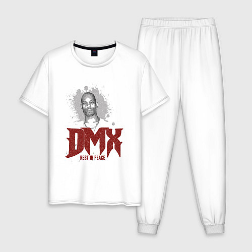 Мужская пижама DMX - Rest In Peace / Белый – фото 1