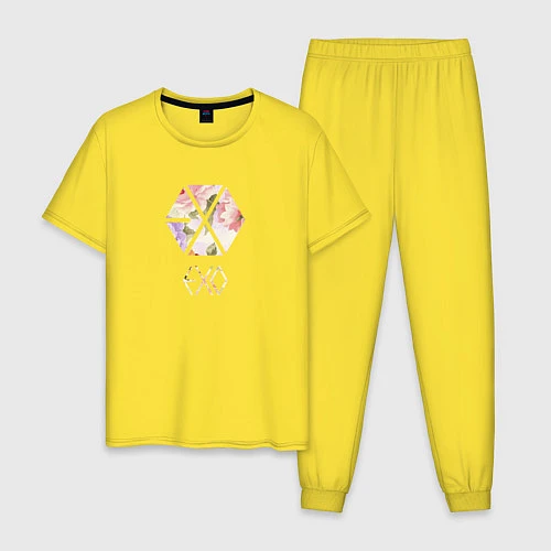Мужская пижама EXO / Желтый – фото 1