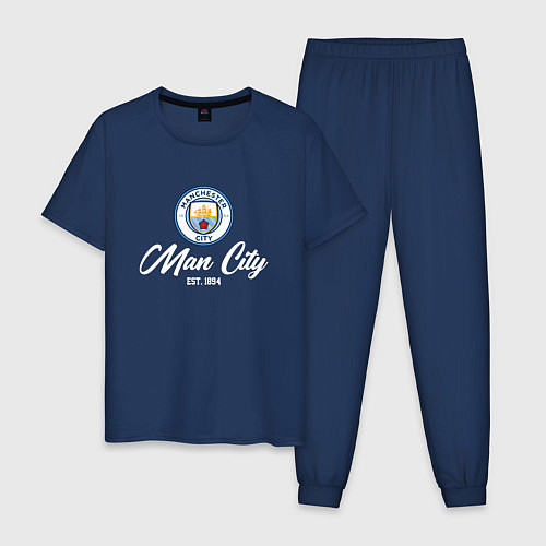 Мужская пижама MAN CITY EST 1894 / Тёмно-синий – фото 1