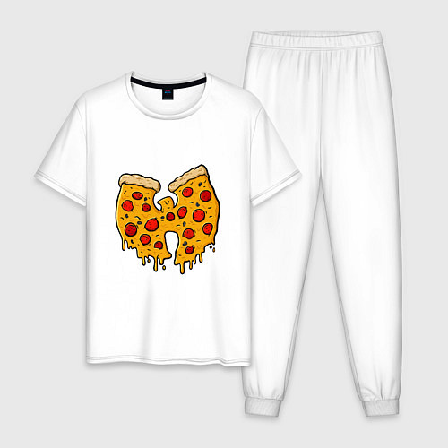 Мужская пижама Wu-Tang Pizza / Белый – фото 1