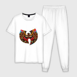 Пижама хлопковая мужская Wu-Tang Dragon, цвет: белый