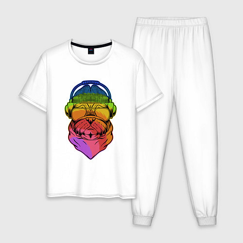 Мужская пижама Меломан / Белый – фото 1