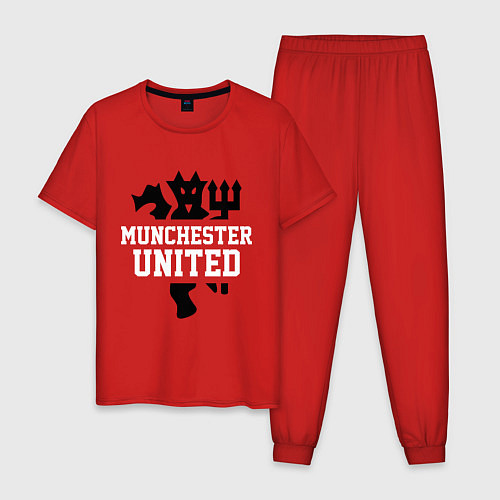 Мужская пижама Манчестер Юнайтед Red Devils / Красный – фото 1