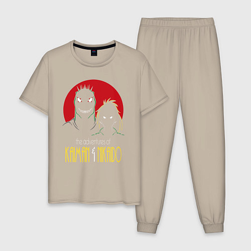 Мужская пижама DOROHEDORO / Миндальный – фото 1