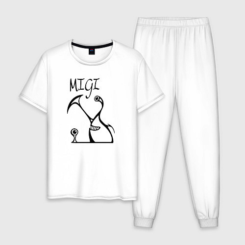 Мужская пижама Migi / Белый – фото 1