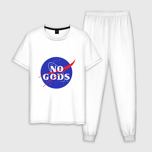 Мужская пижама No Gods / Белый – фото 1