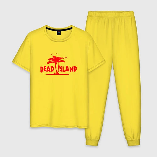 Мужская пижама Dead island / Желтый – фото 1
