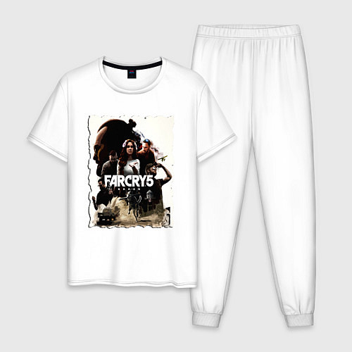 Мужская пижама FARCRY GAME / Белый – фото 1