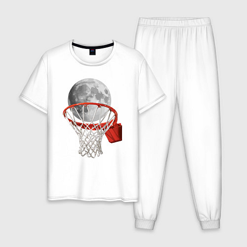 Мужская пижама Planet basketball / Белый – фото 1