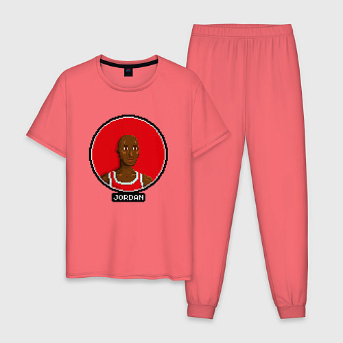 Мужская пижама Retro Jordan / Коралловый – фото 1