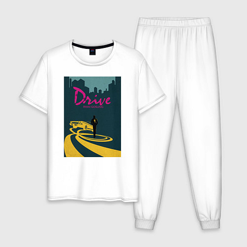 Мужская пижама Drive / Белый – фото 1