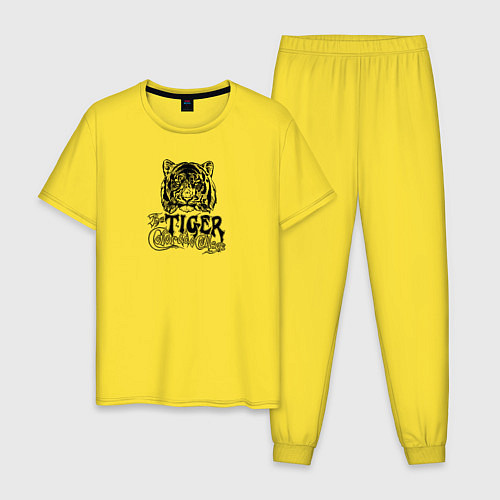 Мужская пижама Tiger Тигр / Желтый – фото 1