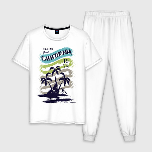 Мужская пижама CALIFORNIA BEECH / Белый – фото 1