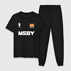 Мужская пижама MSBY BLACK JACKALS