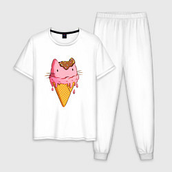 Мужская пижама Cat Ice Cream