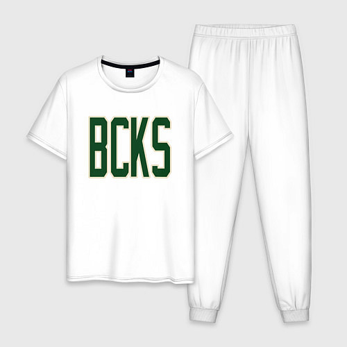 Мужская пижама BCKS Bucks / Белый – фото 1