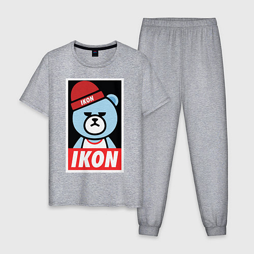 Мужская пижама IKON YG Bear Dope / Меланж – фото 1