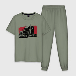 Мужская пижама Truck red