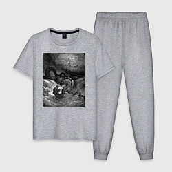 Мужская пижама Левиафан морское чудовище Leviathan