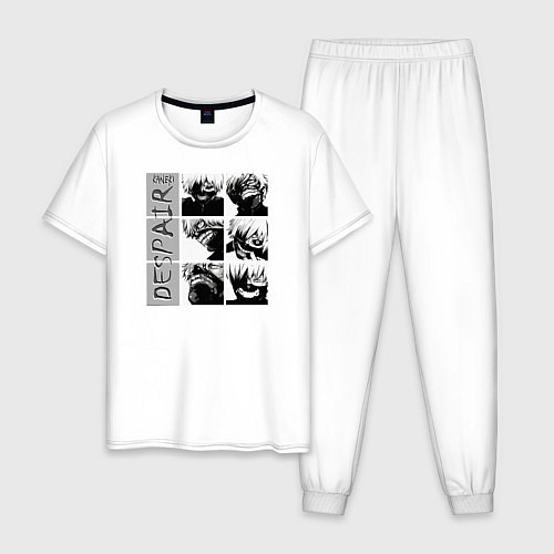 Мужская пижама Kanekis Despair / Белый – фото 1