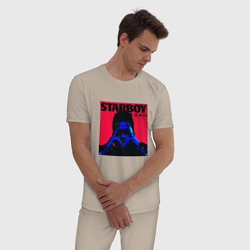 Мужская пижама Pink weekend / Миндальный – фото 3