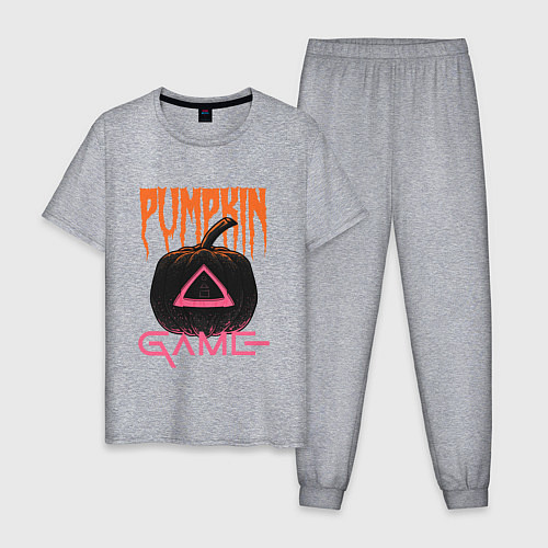 Мужская пижама Pumpkin Game / Меланж – фото 1
