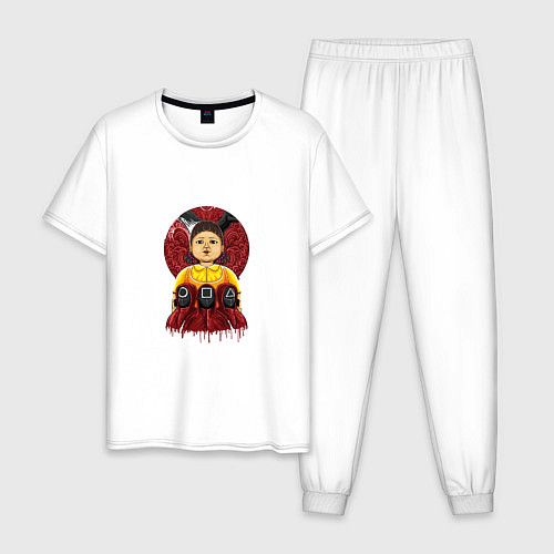 Мужская пижама Squid Game Killers / Белый – фото 1