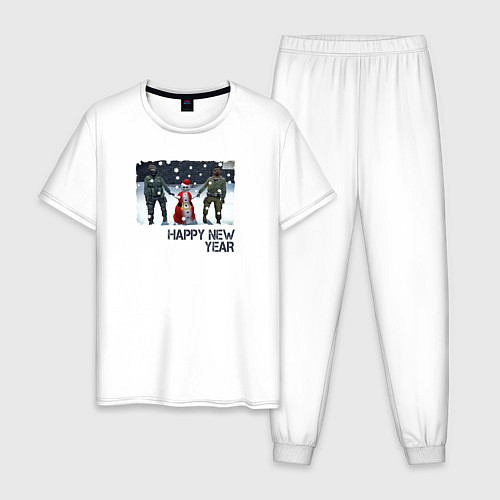 Мужская пижама Counter-Strike HNY / Белый – фото 1