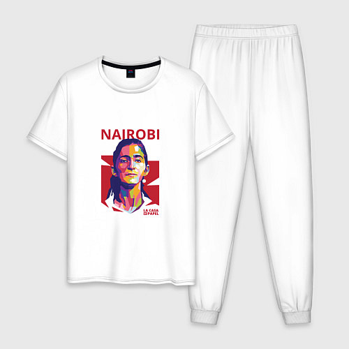 Мужская пижама Nairobi Girl / Белый – фото 1
