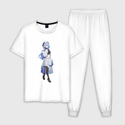 Пижама хлопковая мужская Современная Гань Юй, цвет: белый