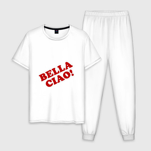 Мужская пижама Bella Ciao! / Белый – фото 1