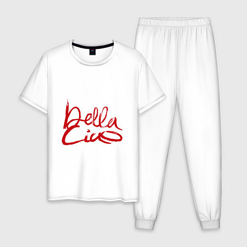 Мужская пижама Bella - Ciao / Белый – фото 1