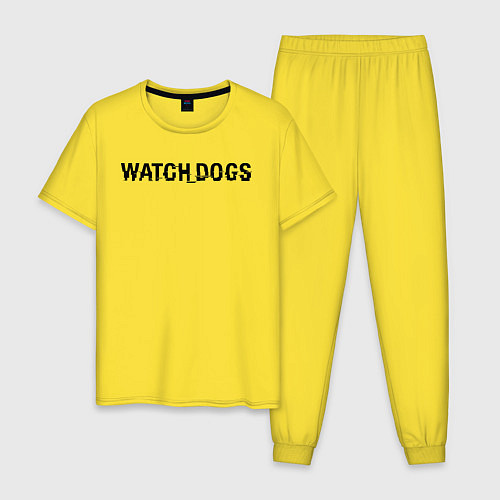 Мужская пижама Watch Dogs / Желтый – фото 1
