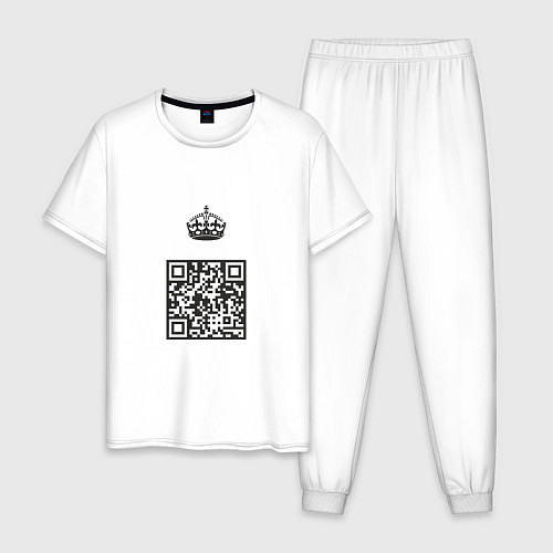 Мужская пижама QR King / Белый – фото 1