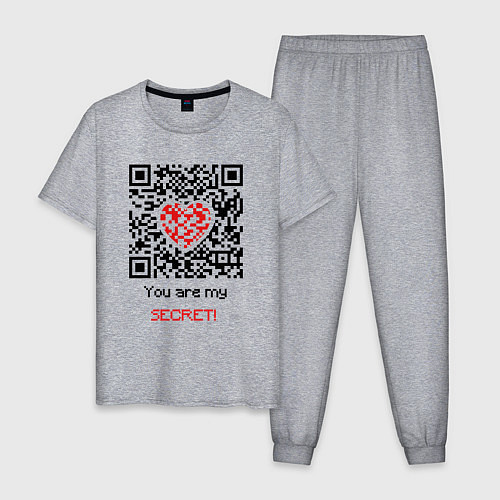 Мужская пижама QR-Love / Меланж – фото 1